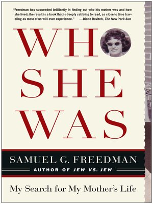 cover image of Who She Was